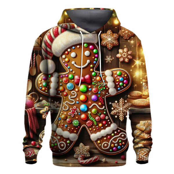 Gingerbread Man Holiday Cheer Hoodie
