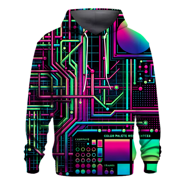 Technicolor Grids Hoodie