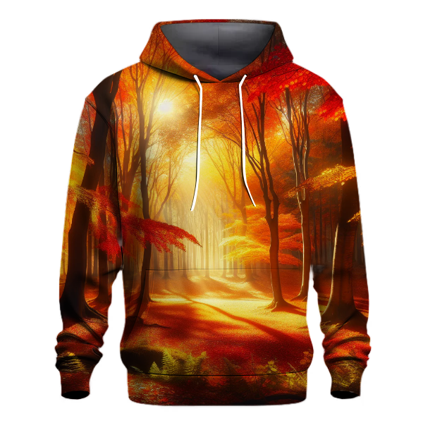 Whimsical Autumn Leaves Hoodie