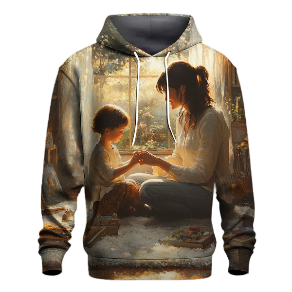 A Silent Symphony The Unspoken Bond Between Mother and Child Hoodie