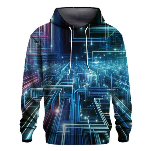 Techno Tron Lines Hoodie