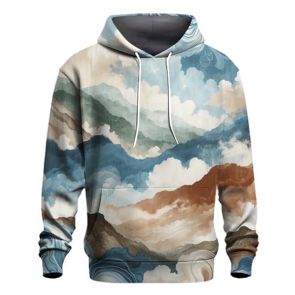 Calm Mountain Stream Hoodie