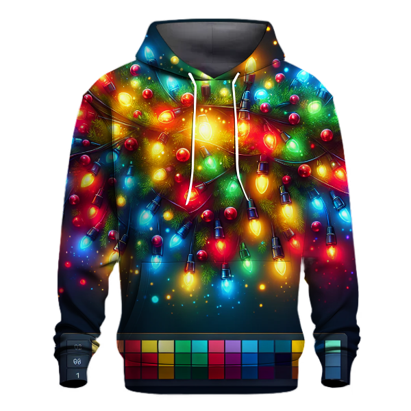 Bright Holiday Lights Celebration Hoodie