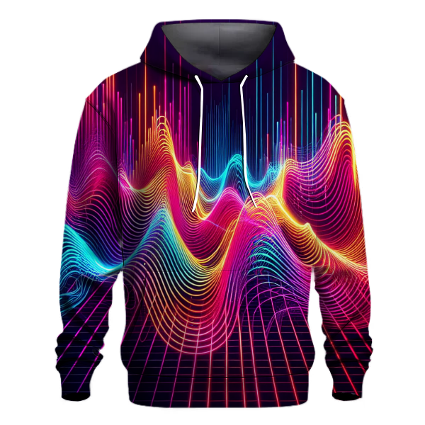 Electric Pulse Lines Hoodie