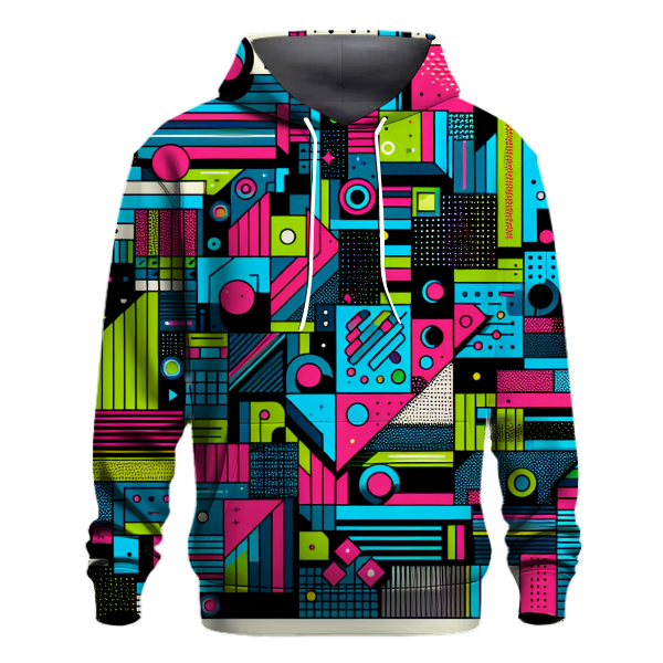 Electro Funk Patterns Hoodie