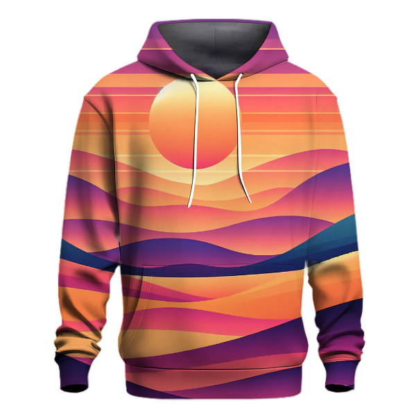 Sunset Vibes Retro Hoodie