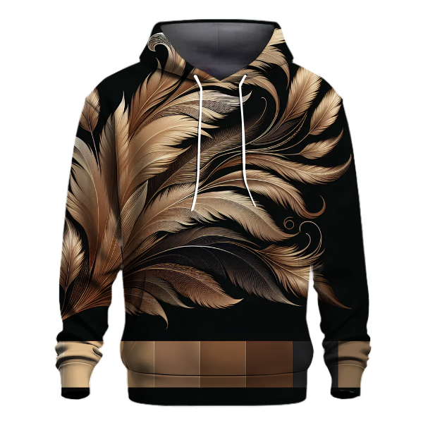 Golden Dusk Gradient Design Hoodie