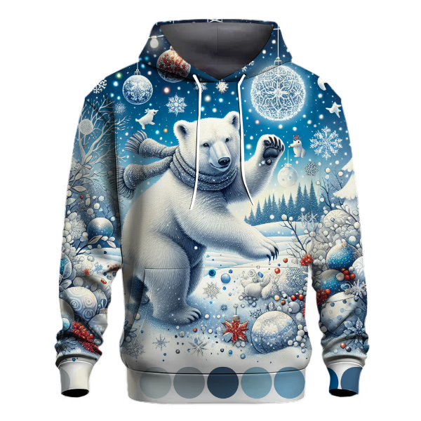 Joyful Polar Bear Hoodie