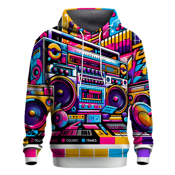 Funky Boombox Style Hoodie