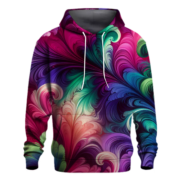Electric Orchid Tie-dye Design Hoodie