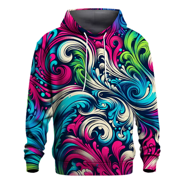 Electric City Tie-Dye Design Hoodie