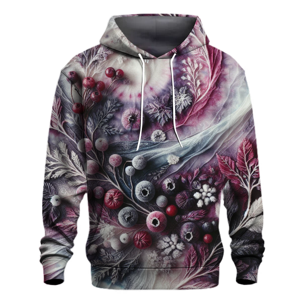 Frosted Berry Tie-dye Design Hoodie