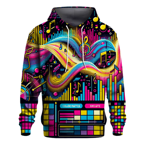 Electric Retro Music Hoodie