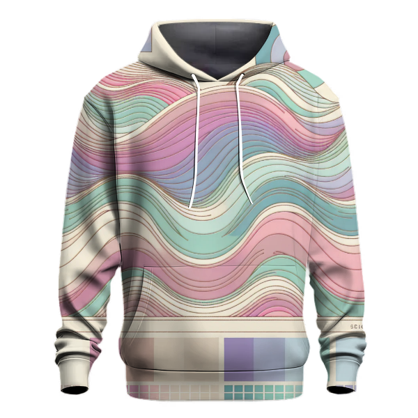 Peaceful Rainbow Waves Hoodie