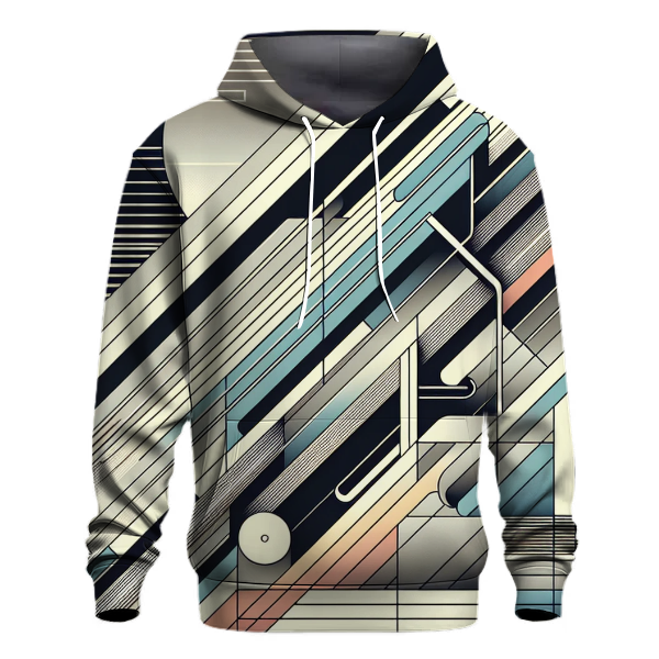 Retro Graphite Lines Hoodie