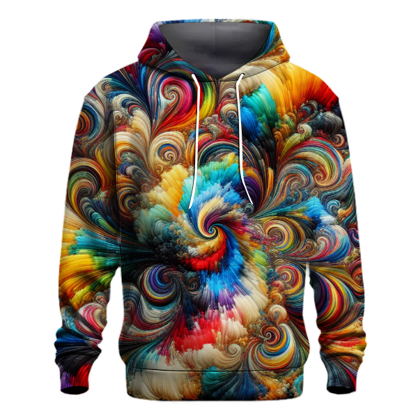 Rainbow Splash Tie-Dye Hoodie