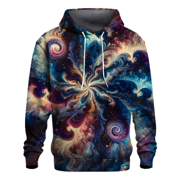 Cosmic Starburst Tie-dye Design Hoodie