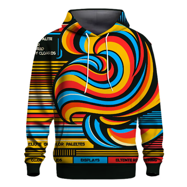 Bold Funky Stripes Hoodie