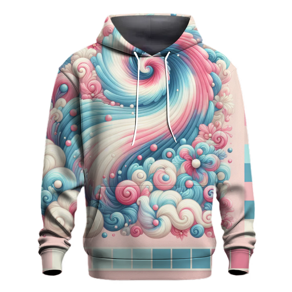 Candy Floss Tie-Dye Design Hoodie