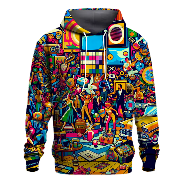 Timeless Retro Pop Culture Hoodie