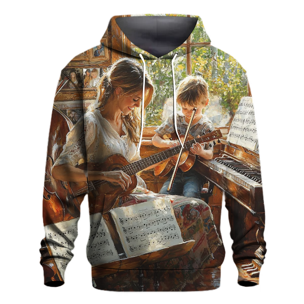The Symphony of Memories A Mothers Heartfelt Chorus Hoodie