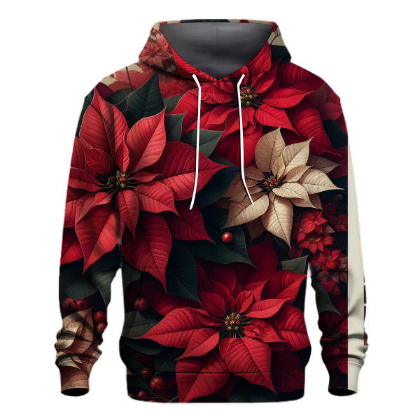 Joyful Poinsettia Posy Hoodie