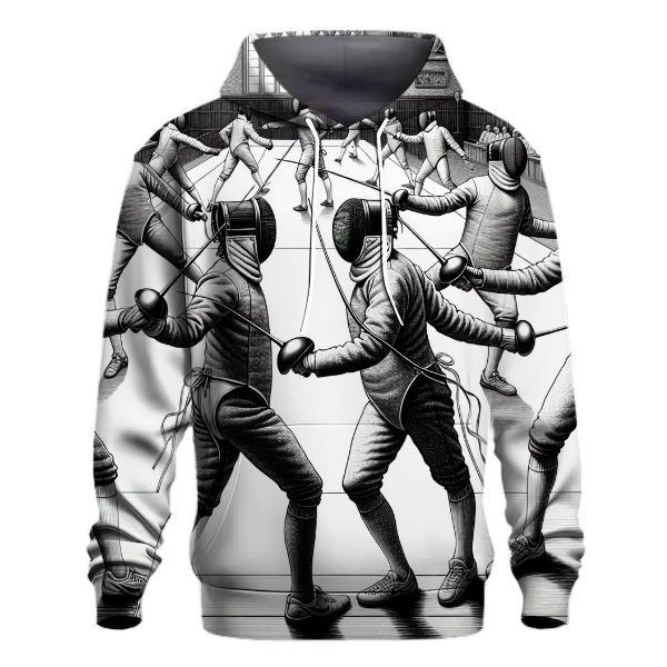 Fencing - Graceful Duel Hoodie