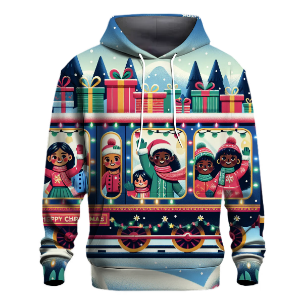 Adventurous Christmas Train Ride Hoodie