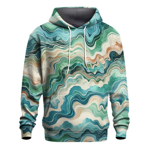 Ocean Mist Tie-Dye Hoodie