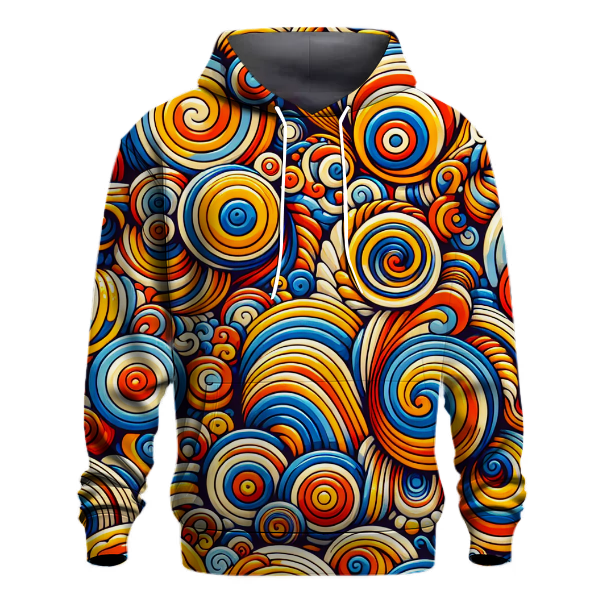 Bold Spirals of Fun Hoodie