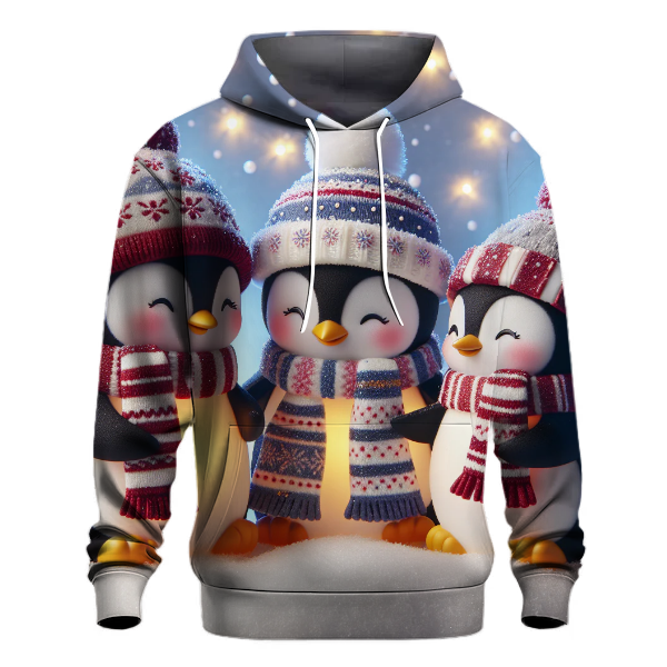 Cozy Penguin Family Hoodie