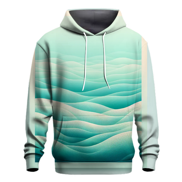 Cool Mint Wave Hoodie