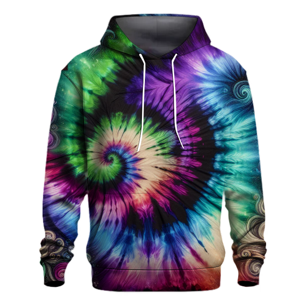 Aurora Bliss Tie-Dye Design Hoodie