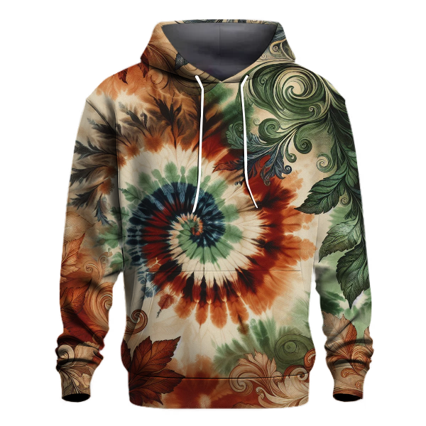 Autumn Forest Tie-Dye Hoodie
