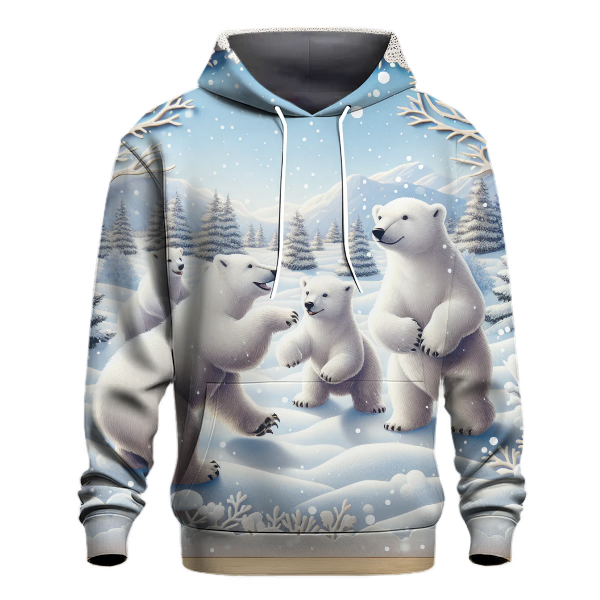 Joyful Polar Bears Hoodie