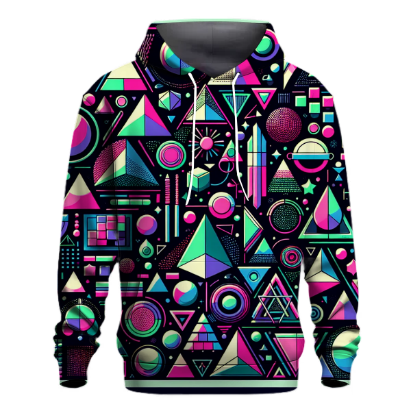 Geometric Blast from the Past Hoodie