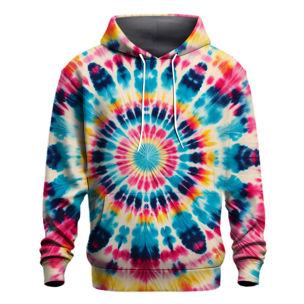 Hippie Tie-Dye Burst Hoodie