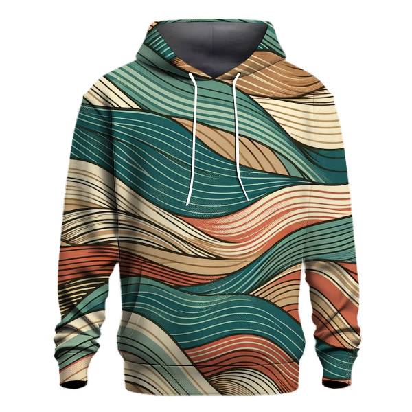 Harmony Wave Patterns Hoodie