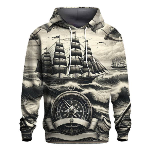 Nautical Voyage Exploration Hoodie