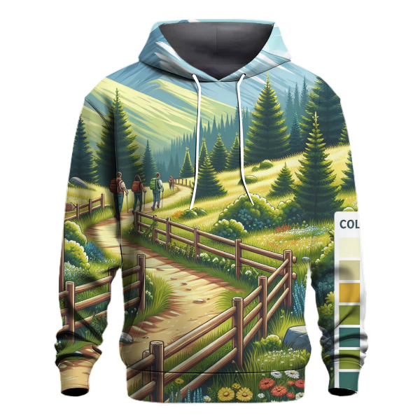 Hiking Mountain Trails Hoodie