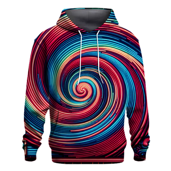 Neon Stripes Vortex Hoodie