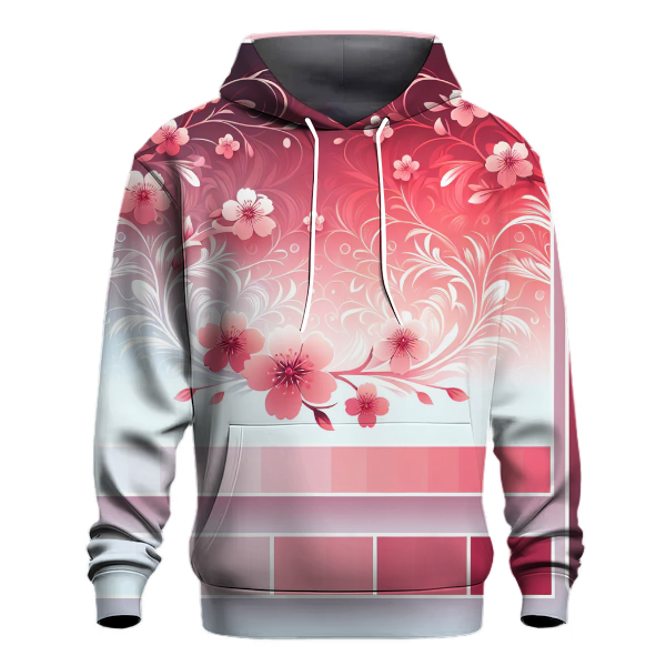 Cherry Blossom Sky Gradient Hoodie