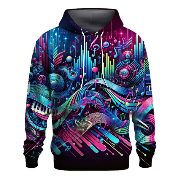 Techno Synthwave Beats Hoodie