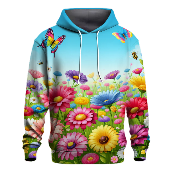 Dreamy Flower Fields Hoodie