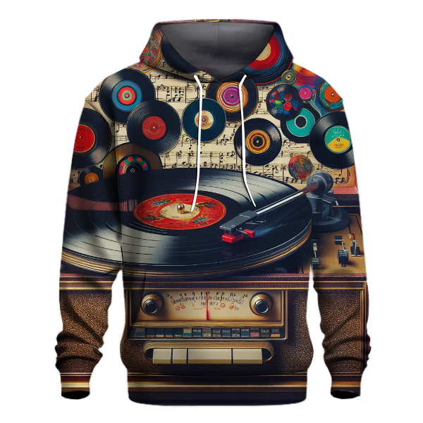 Nostalgic Record Player Hoodie