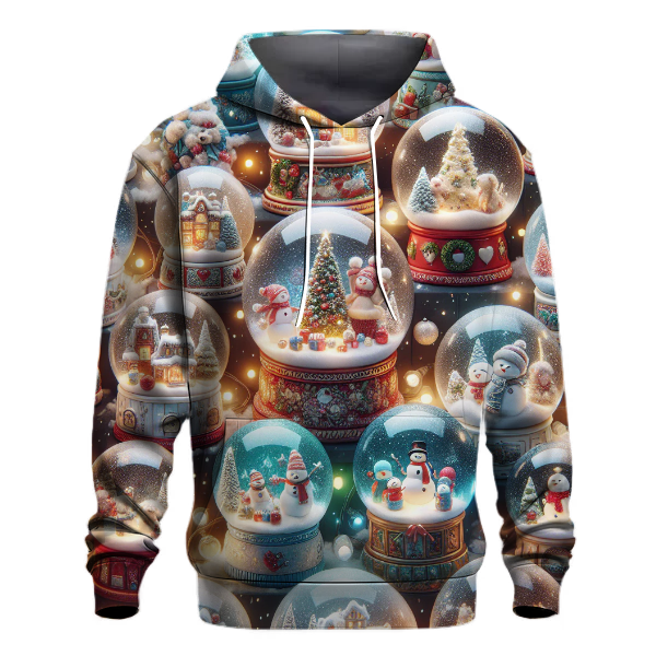 Joyful Holiday Snow Globes Hoodie