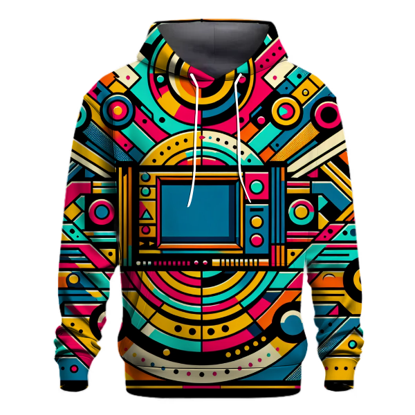 Funky Geometric Party Hoodie