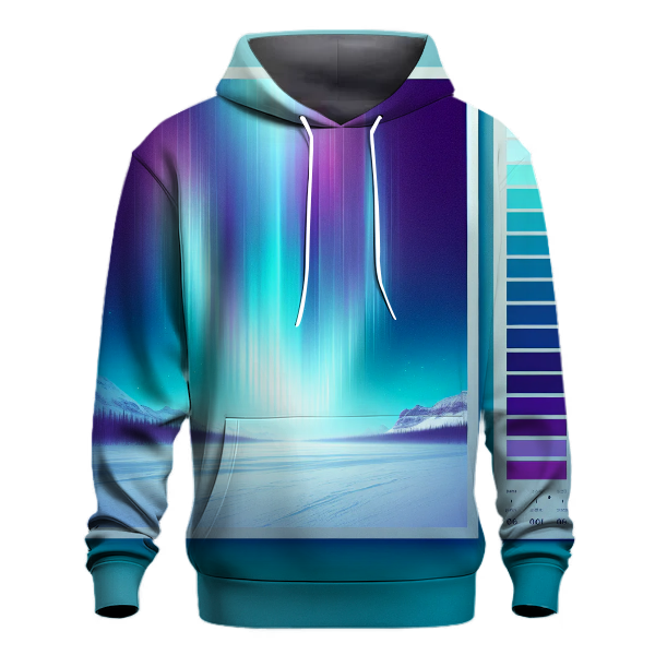 Frosty Aurora Shimmer Hoodie