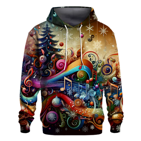 Merry Christmas Musical Notes Hoodie