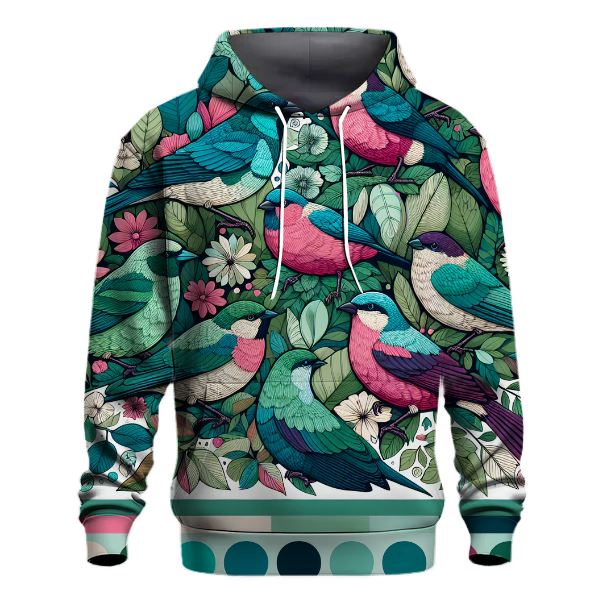 Funky Feathered Friends Hoodie